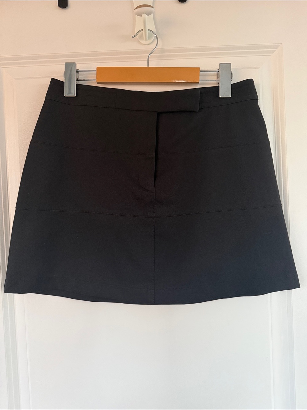 Women's Black Mini A-Line Skirt
